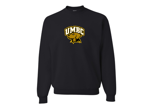 Men's UMBC Retrievers JERZEES NuBlend Crewneck Sweatshirt