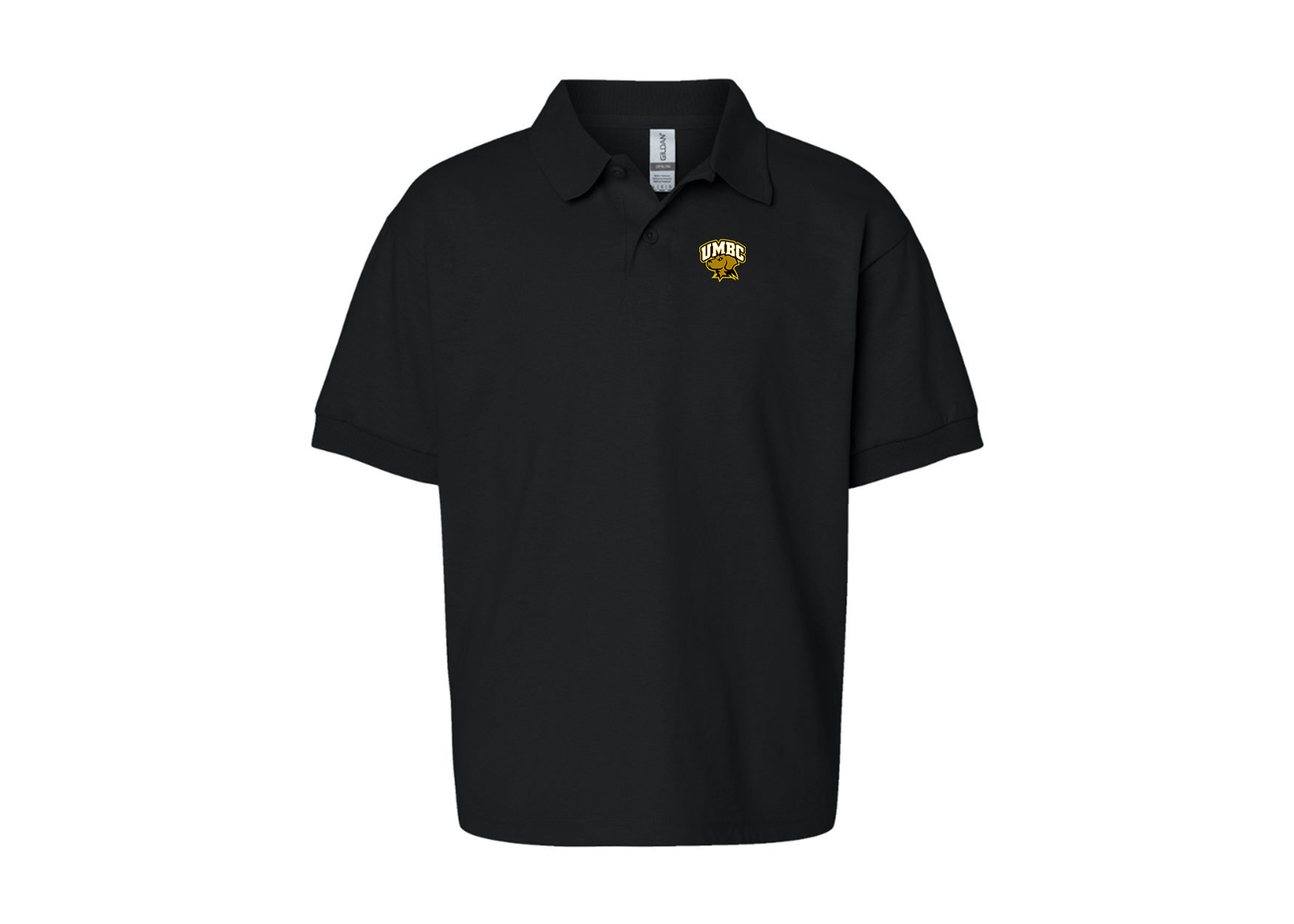 Youth UMBC Retrievers Gildan Dry Blend Jersey Polo