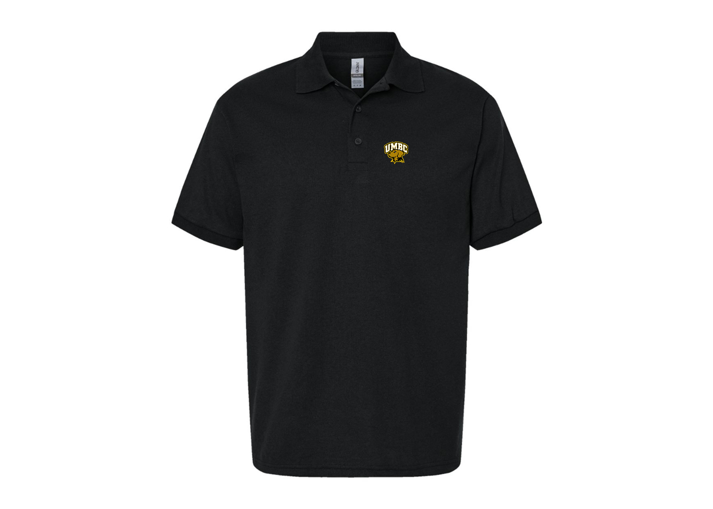 Men's UMBC Retrievers Gildan Dry Blend Jersey Polo