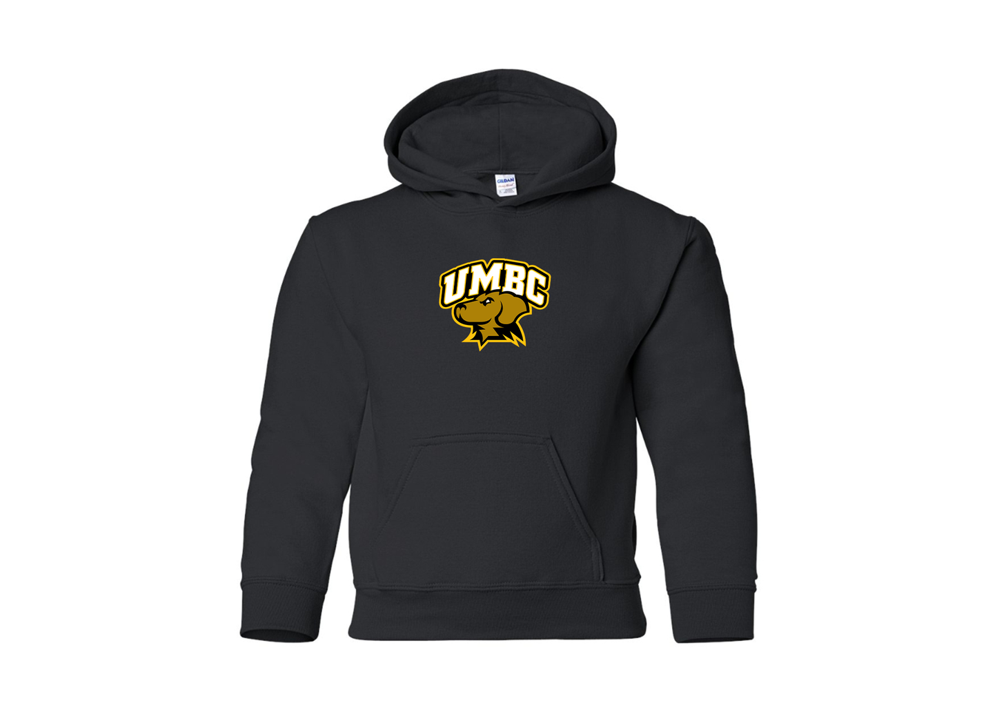 Youth UMBC Retrievers Gildan Heavy Blend  Hooded Sweatshirt