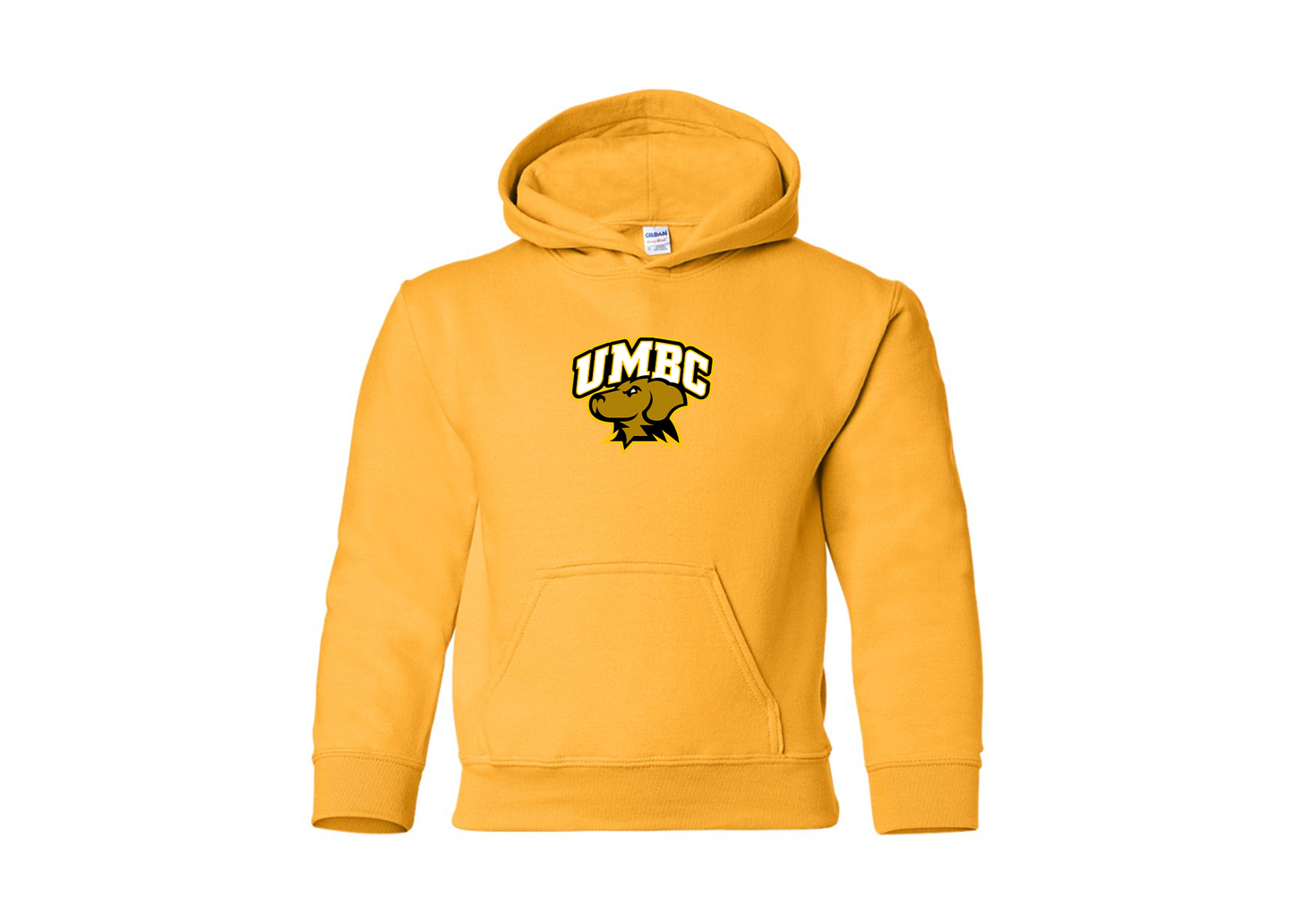 Youth UMBC Retrievers Gildan Heavy Blend  Hooded Sweatshirt