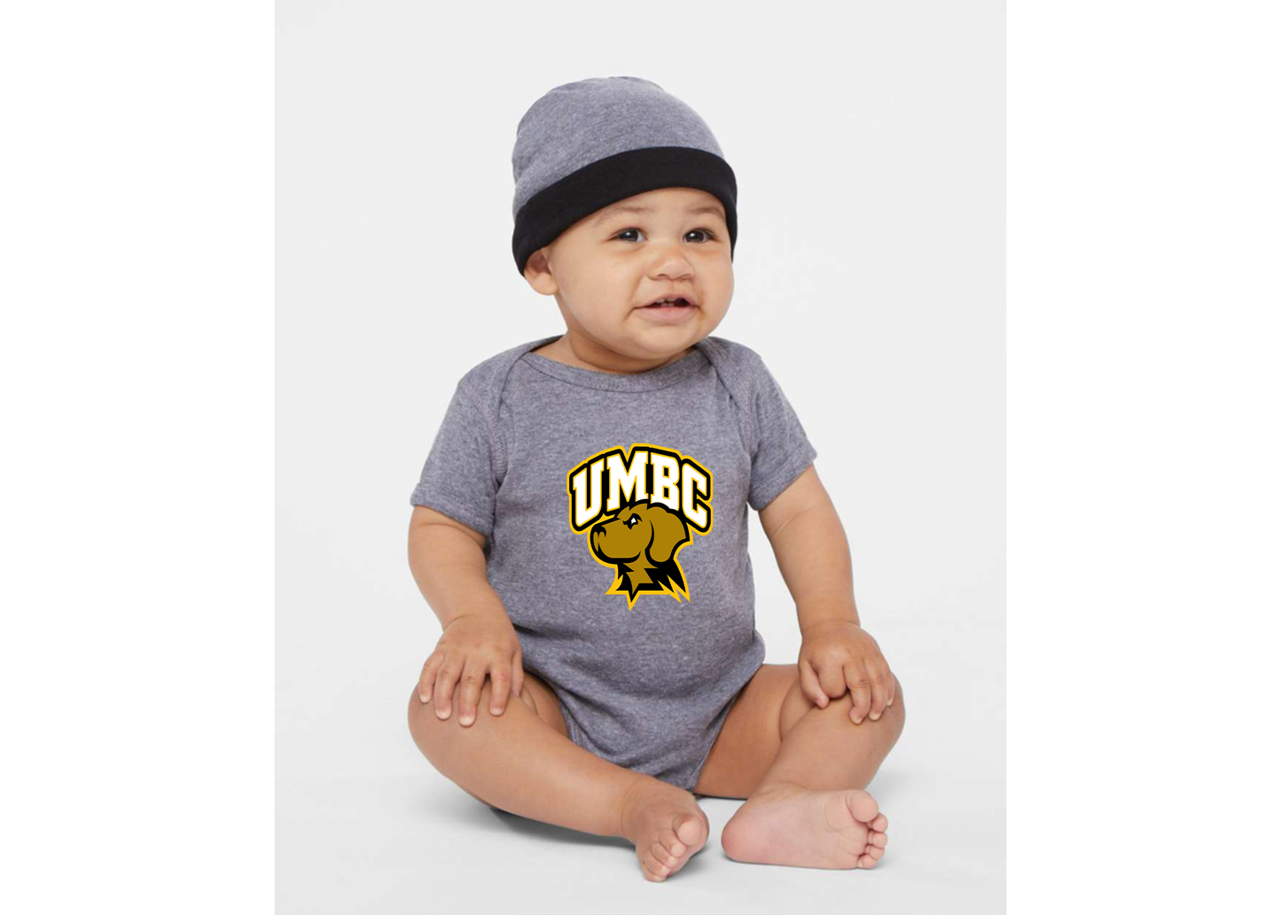 UMBC Retrievers Rabbit Skins Infant Baby Rib Bodysuit