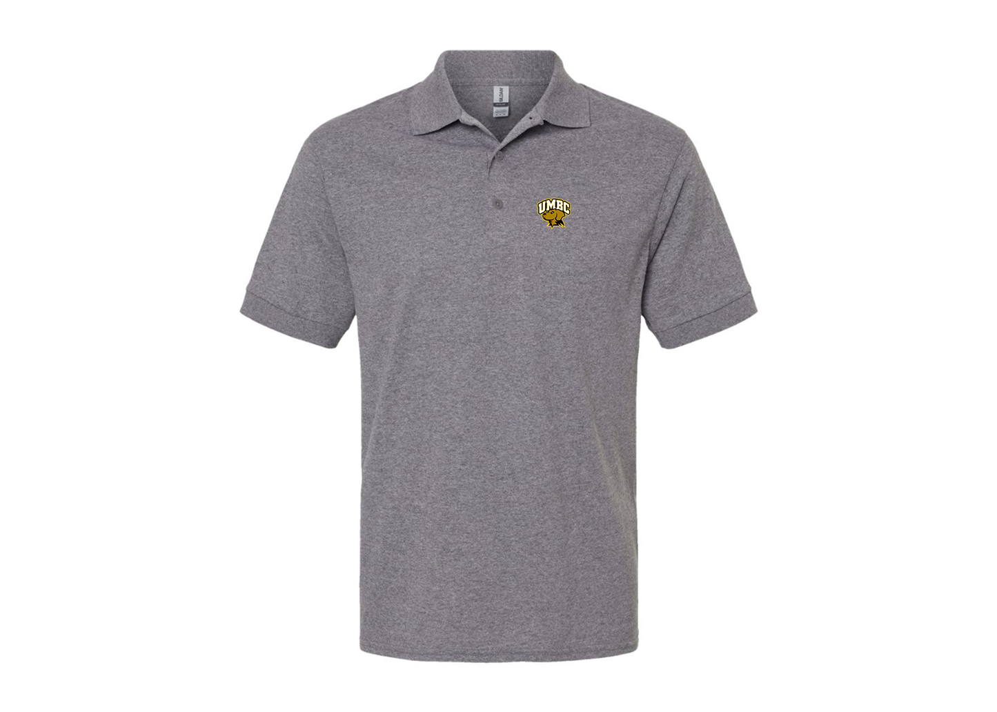 Men's UMBC Retrievers Gildan Dry Blend Jersey Polo