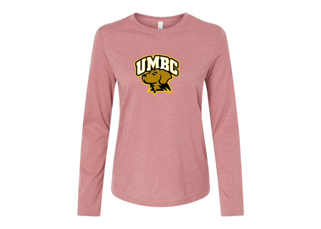 BELLA CANVAS Women’s UMBC Retrievers Jersey Long Sleeve Tee