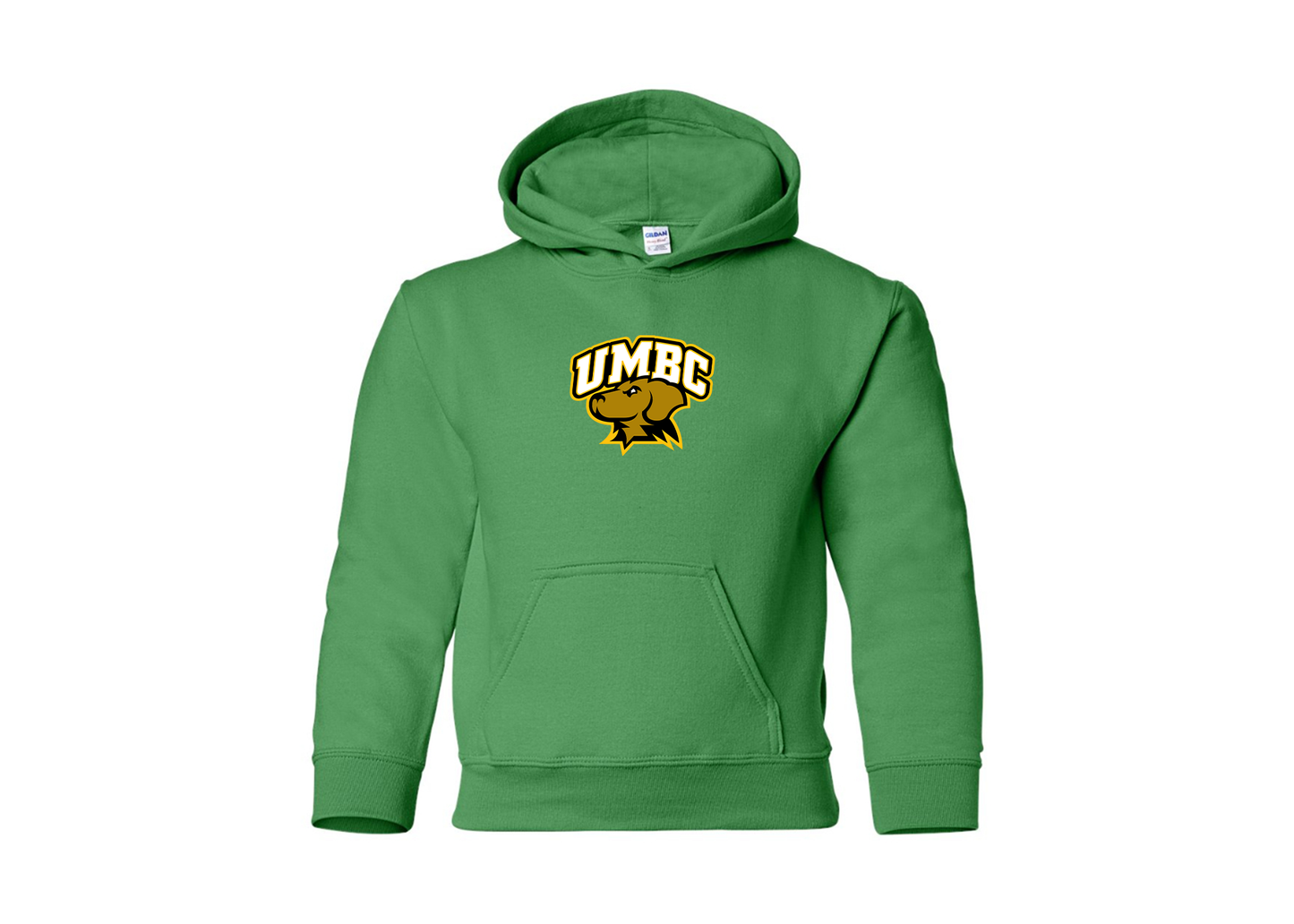 Youth UMBC Retrievers Gildan Heavy Blend  Hooded Sweatshirt