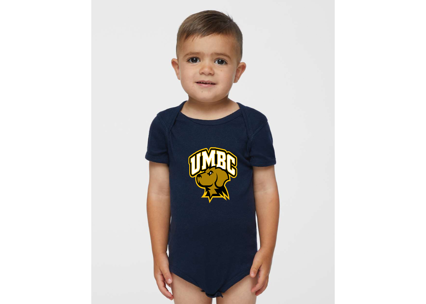 UMBC Retrievers Rabbit Skins Infant Baby Rib Bodysuit