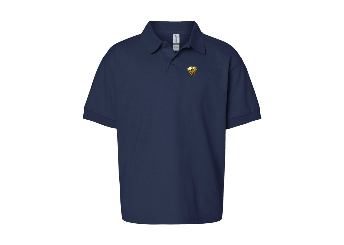 Youth UMBC Retrievers Gildan Dry Blend Jersey Polo