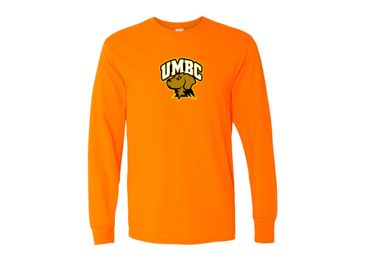 Men's UMBC Retrievers Gildan Heavy Cotton Long Sleeve T-Shirt