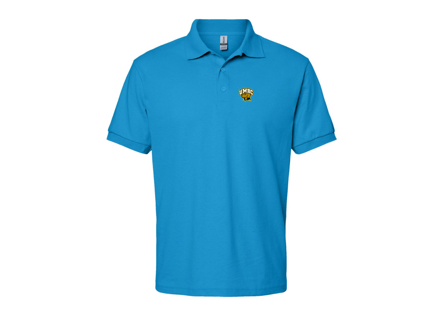 Men's UMBC Retrievers Gildan Dry Blend Jersey Polo