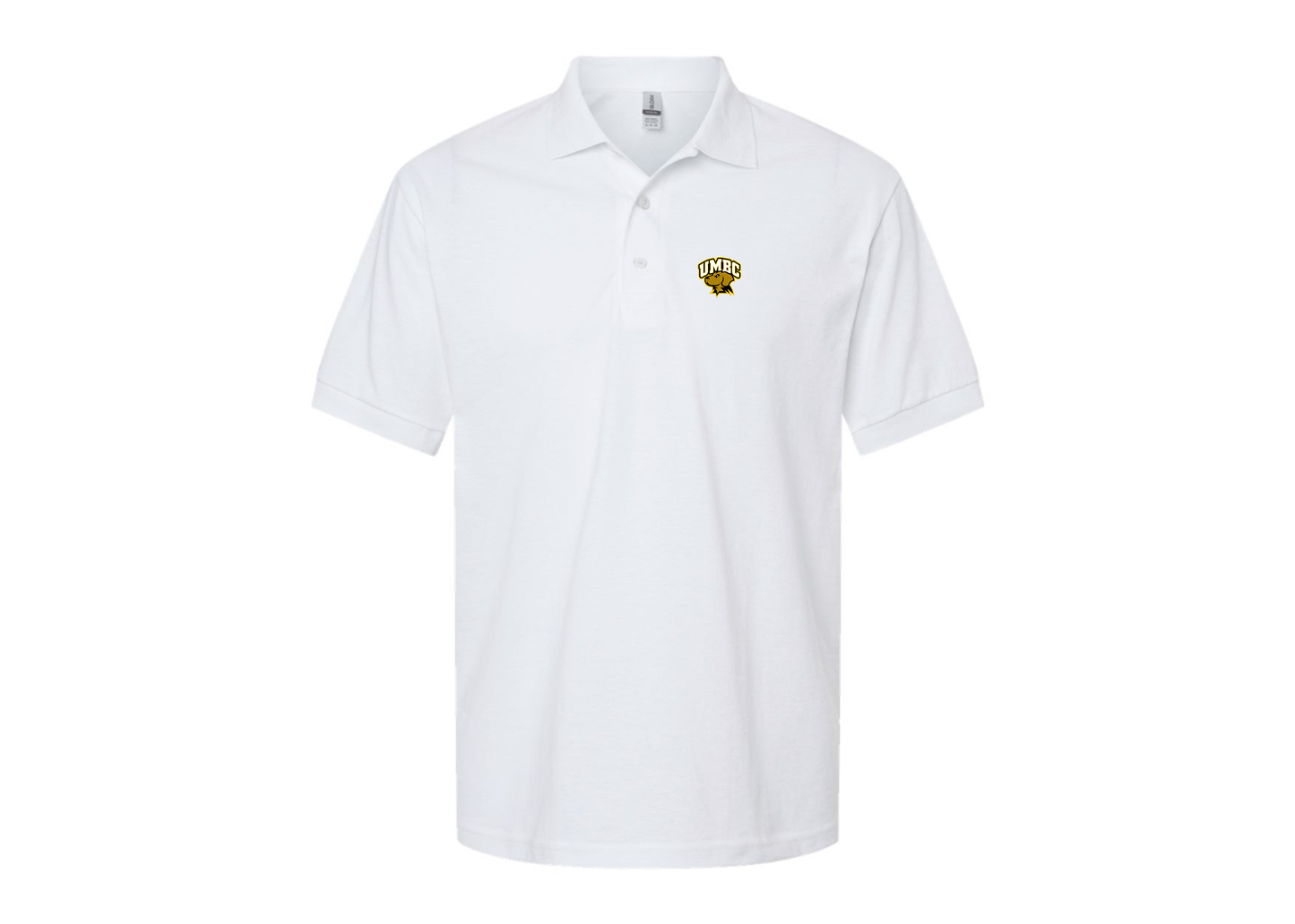 Men's UMBC Retrievers Gildan Dry Blend Jersey Polo