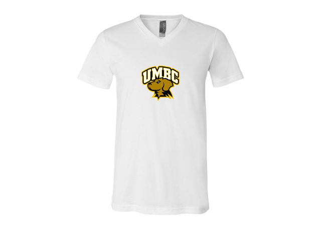 UMBC Retrievers BELLA  CANVAS - Jersey V-Neck T-Shirt